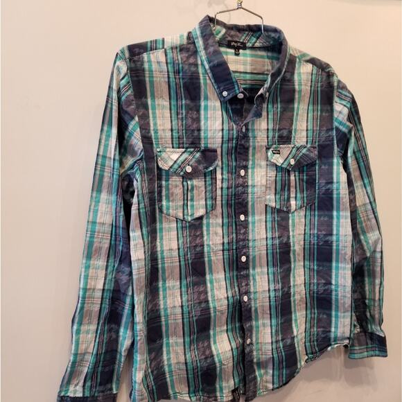 LNH Women's Collection Cotton Long Sleeve Button Shirt Size XL - Picture 6 of 10